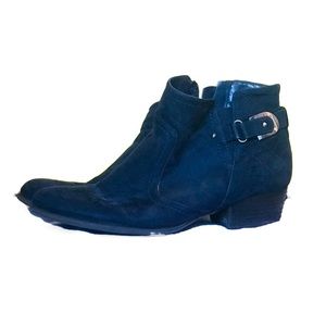 Blue Chelsea Boots